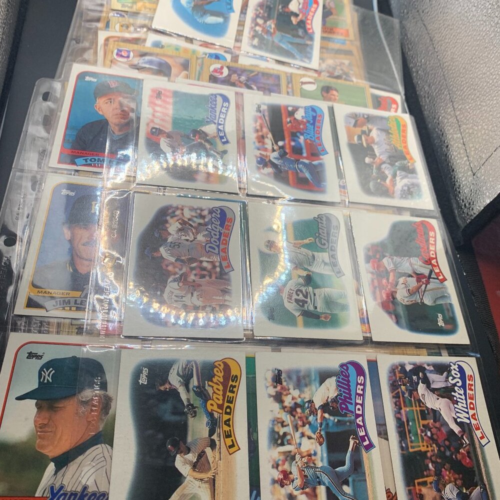 18ct Vintage 87-89 Topps Misc Baseball Trading Cards IN SLEEVES